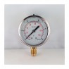 Manometro GR63 0/10 bar attacco rad G1/4serie LX