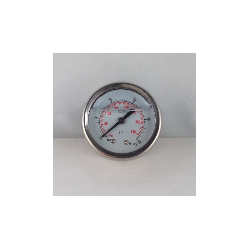 Manometro GR63 0/25bar attacco post G1/4serie LX