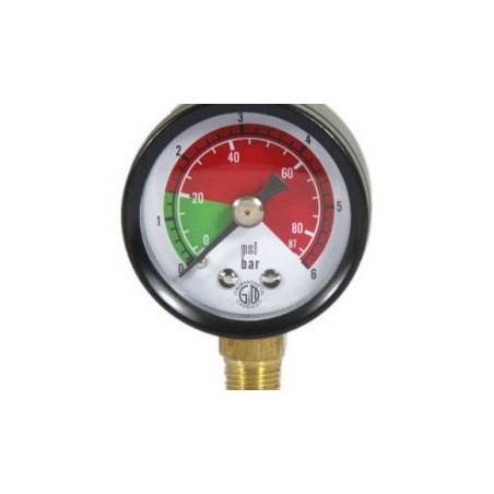 Manometro GR63 0/80bar attacco post G1/4serie LX