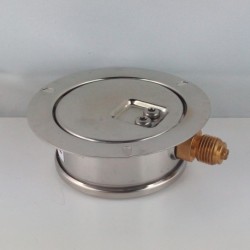 Manometro GR63 0/6bar attacco rad G1/4serie LX