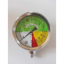 Manometro GR63 0-5/5-25bar...