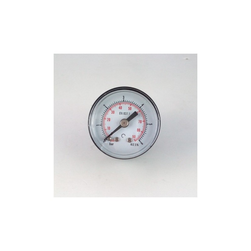 Manometro GR63 0/6bar attacco post G1/4serie MI