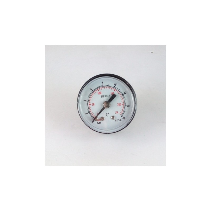 Manometro GR63 0/16bar attacco post G1/4serie MI