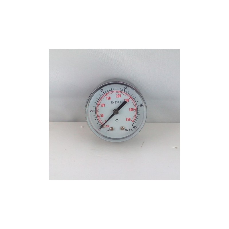 Manometro GR63 0/25bar attacco post G1/4serie MI