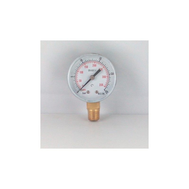 Manometro GR50 0/25bar attacco rad G1/4serie MF MG