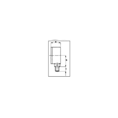 Manometro GR50 0/40bar attacco rad G1/4serie MF MG