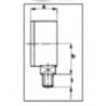 Manometro GR50 0/40bar attacco rad G1/4serie MF MG