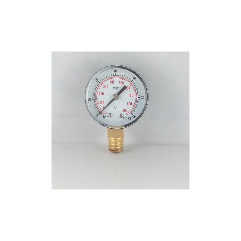 Manometro GR50 0/60bar attacco rad G1/4serie MF MG