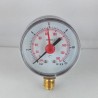 Manometro GR63 0/12bar attacco rad G1/4serie MF MG