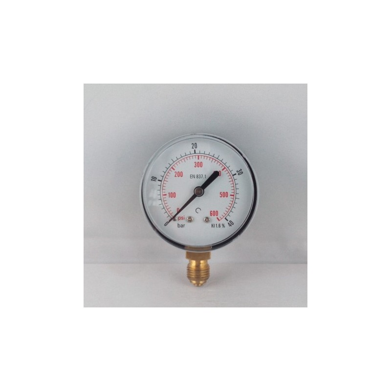 Manometro GR63 0/40bar attacco rad G1/4serie MF MG