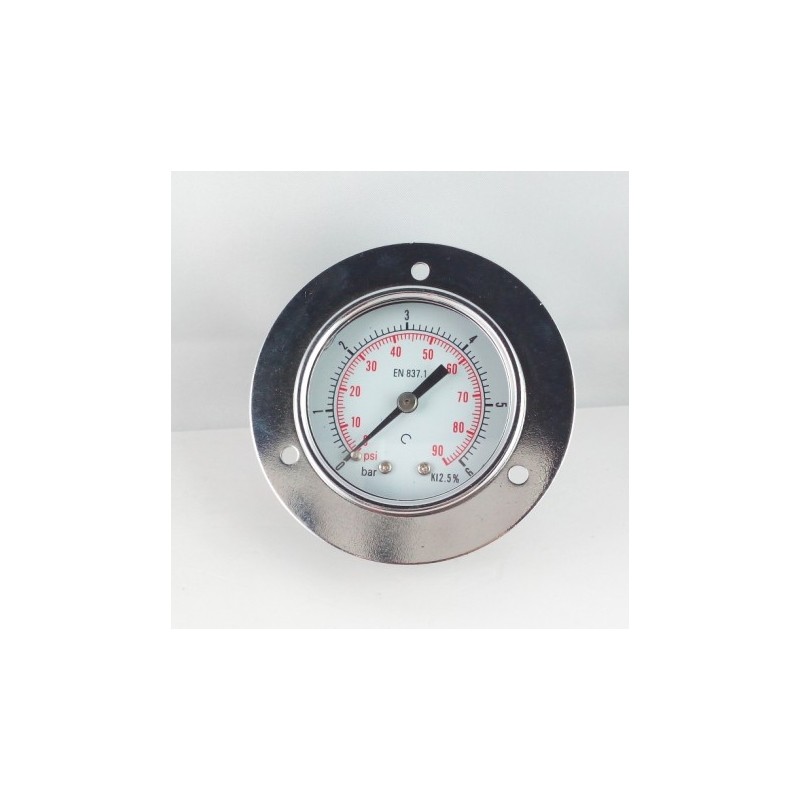 Manometro GR50 0/6bar attacco post G1/4serie MF MG