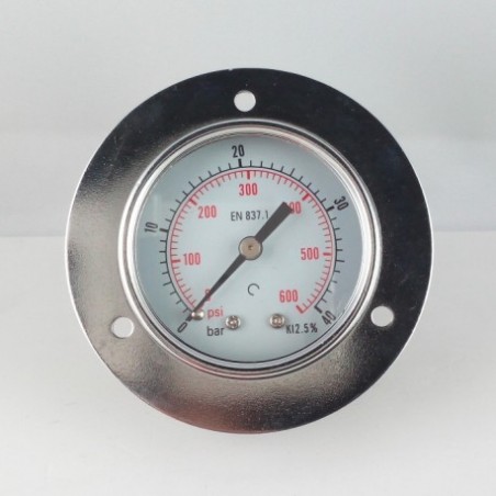 Manometro GR50 0/40bar attacco post G1/4serie MF MG
