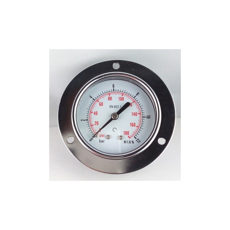 Manometro GR63 0/12bar attacco post G1/4serie MF MG