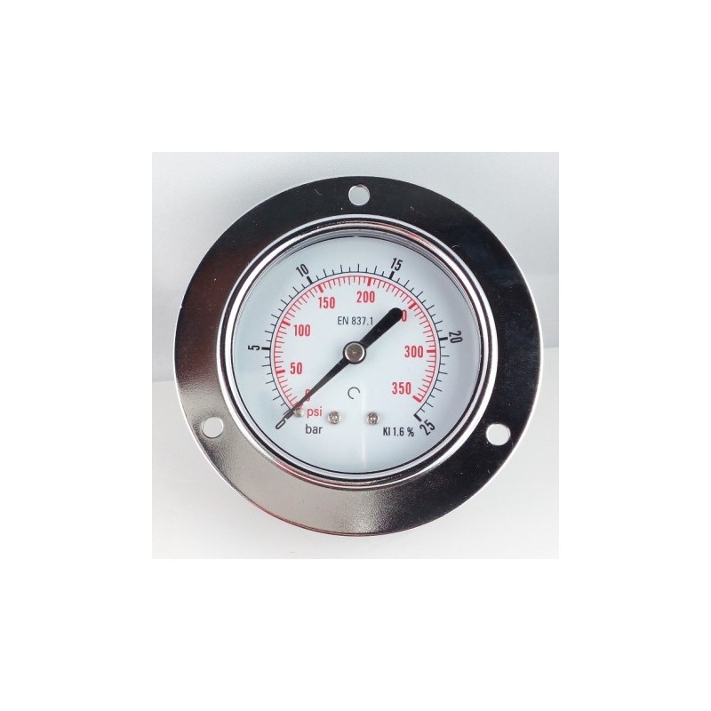 Manometro GR63 0/25bar attacco post G1/4serie MF MG